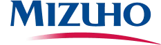Mizuho logo on a black background.
