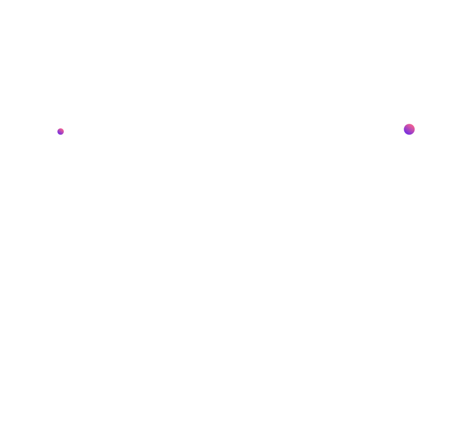 A diagram showing the orbits of two planets.