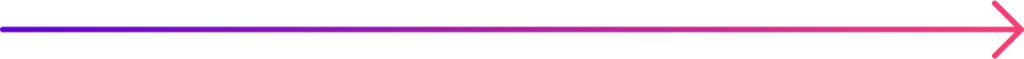 A horizontal gradient line transitioning from purple on the left to pink on the right against a black background.